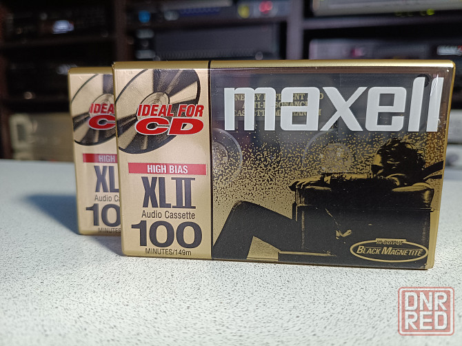 Запечатанная аудиокассета Maxell-XLII-100 Chrome Донецк - изображение 1