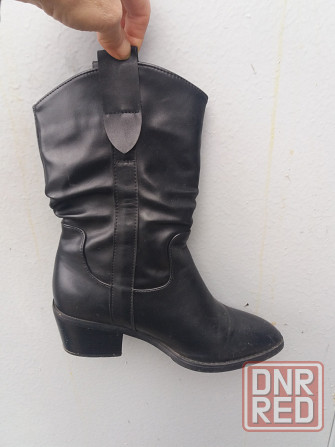 Продам сапоги осенне- весенние р.38 Донецк - изображение 1