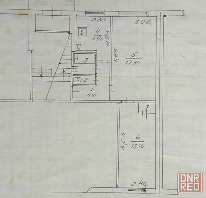 Продам 2-х комн. кв., 1/5 эт., 45 м.кв. - Макеевка, квартал Шахтёрский, Даки Макеевка - изображение 8