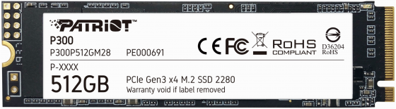 Твердотельный накопитель Patriot Memory P300 512гб M.2 P300p512gm28 (арт-3354) Макеевка
