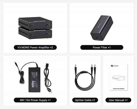 Комплект усилителей Fosi Audio V3 MONO Донецк