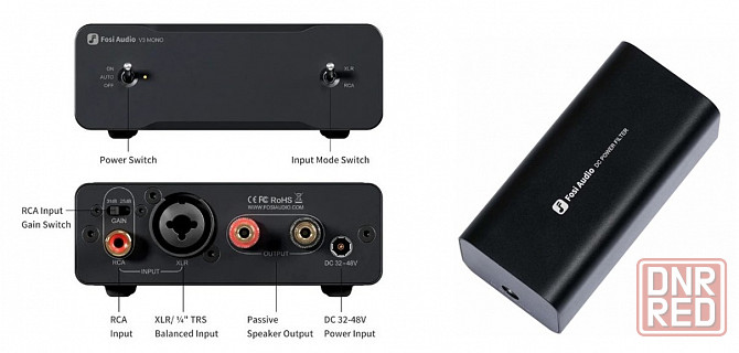 Комплект усилителей Fosi Audio V3 MONO Донецк - изображение 2