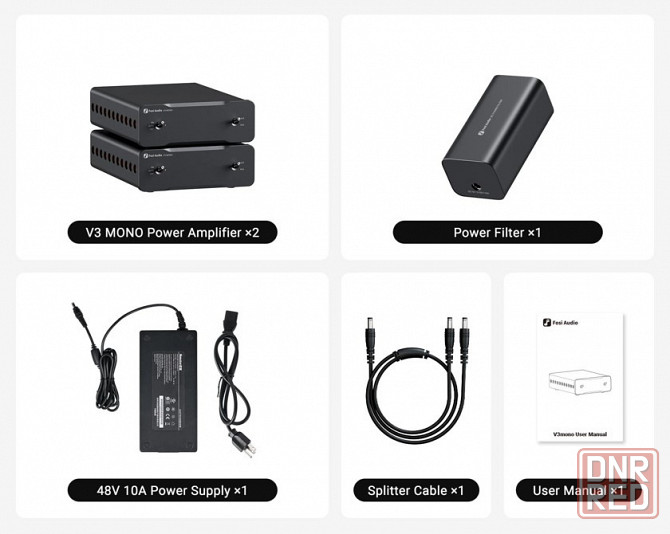 Комплект усилителей Fosi Audio V3 MONO Донецк - изображение 6