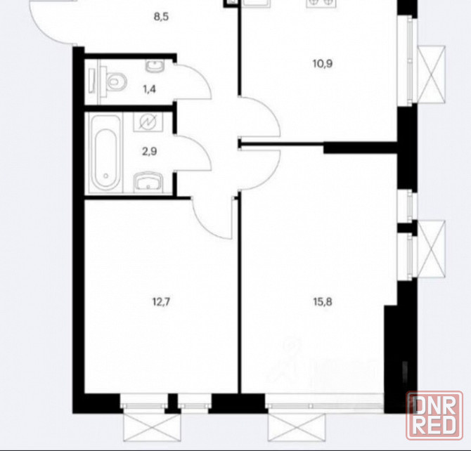 Сдам просторную квартиру на Ватутина Донецк - изображение 7
