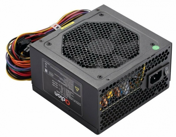 Блок питания Qdion Qd600 600w серебристый, Oem (арт-3027) Донецк