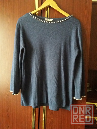 Продам свитер джемпер с бусинами р.52 Донецк - изображение 1