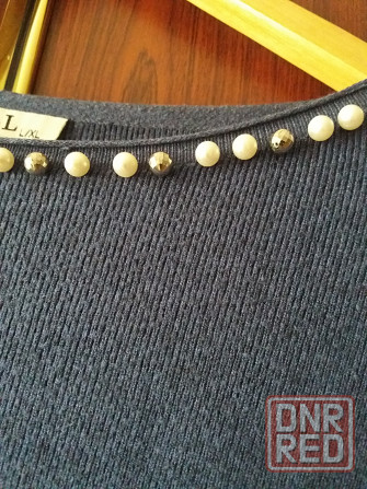 Продам свитер джемпер с бусинами р.52 Донецк - изображение 3