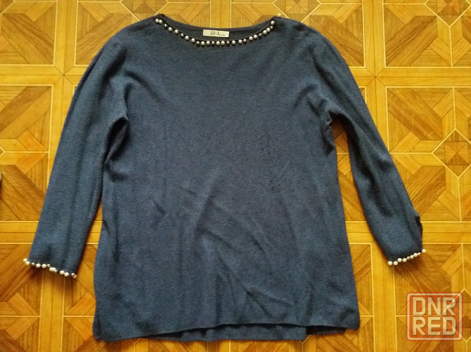 Продам свитер джемпер с бусинами р.52 Донецк - изображение 4