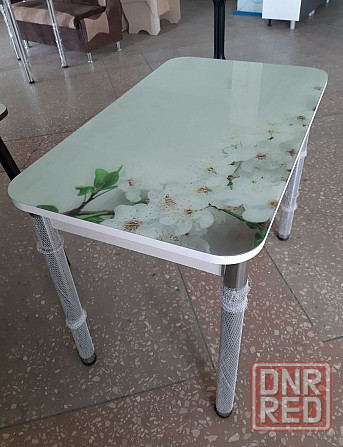 Новый стол обеденный стекло Макеевка - изображение 1