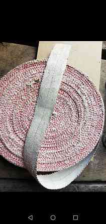 Паронит 2мм,брезент огнеупорный 10м.,асбестовая лента. Горловка