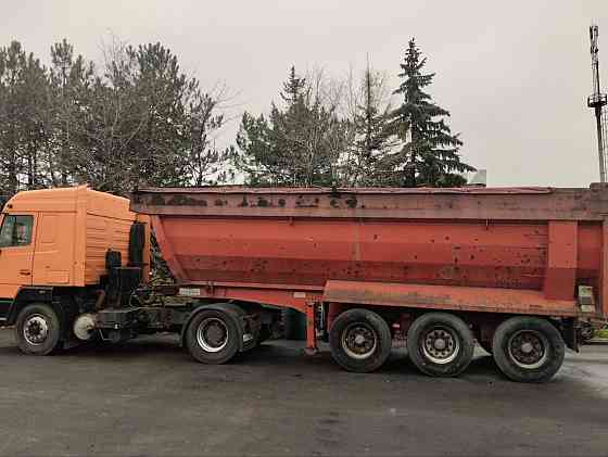 Маз 544008 с полуприцепом самосвал Tisvol Торез