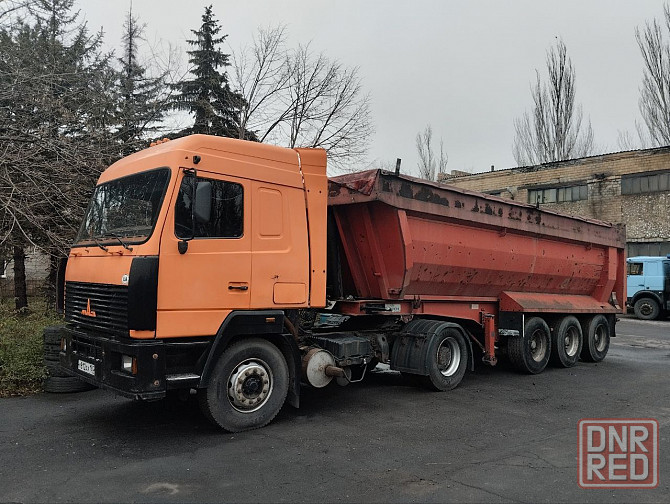 Маз 544008 с полуприцепом самосвал Tisvol Торез - изображение 2