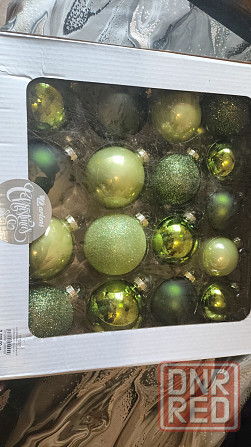 Стеклянные елочные шары , набор Донецк - изображение 1