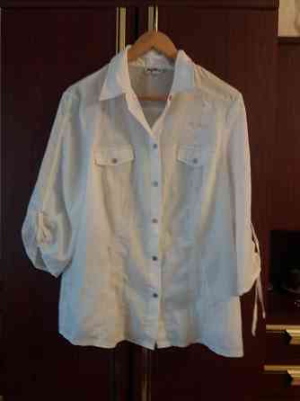 Продам блузку блузу белую р.50 евро 44 Донецк