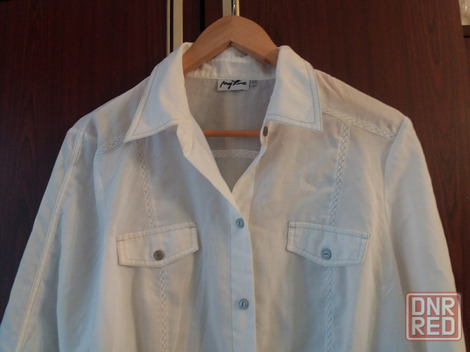 Продам блузку блузу белую р.50 евро 44 Донецк - изображение 4