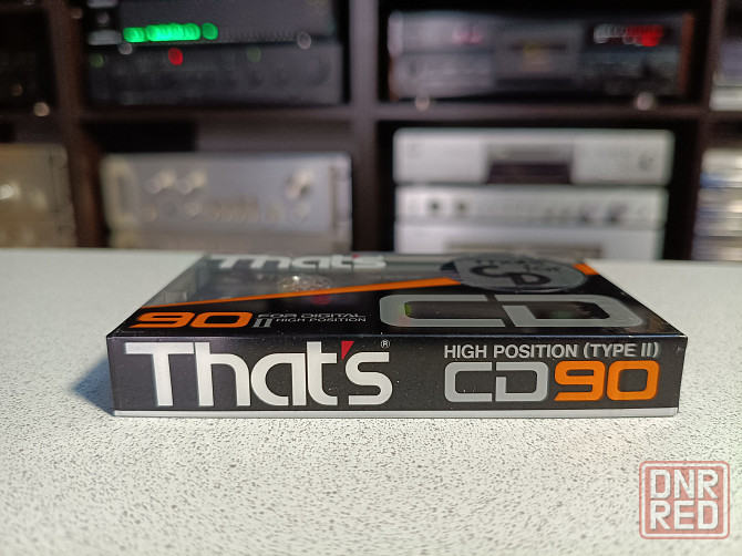 Запечатанная аудиокассета That's- CD-90/Chrome/High Position/Type II. Донецк - изображение 3