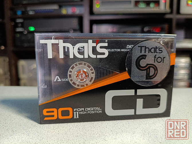 Запечатанная аудиокассета That's- CD-90/Chrome/High Position/Type II. Донецк - изображение 1