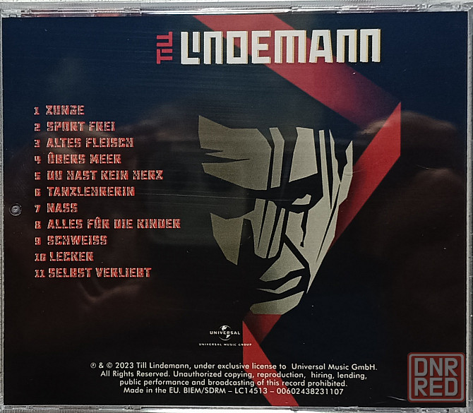 CD диск Till Lindemann (Rammstein) -Zunge- Донецк - изображение 2