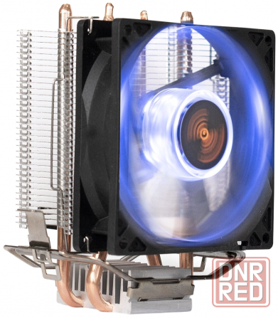 Кулер Exegate Ex286297rus Wizard Exx200-Pwm.Blue (Al+Copper, 2 трубки, Lga775/115*/1200/Am2-Am4/Fm1/ Макеевка - изображение 1