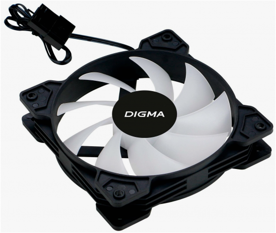 Вентилятор Digma Dfan-Frgb1, размер 120x120x25мм (арт-1893) Макеевка