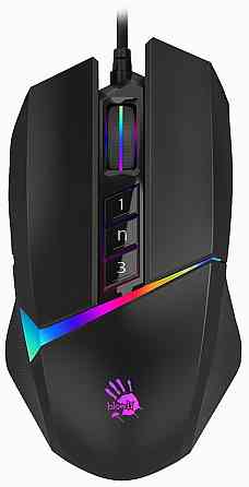 Игровая мышь A4tech Bloody W60 Max черный оптическая (10000dpi) Usb (10but) (арт-3635) Макеевка