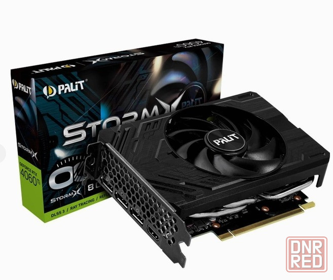 Видеокарта Palit Geforce Rtx 4060ti Stormx Oc 8gb (Ne6406ts19p1-1060f) (арт-5089) Макеевка - изображение 1