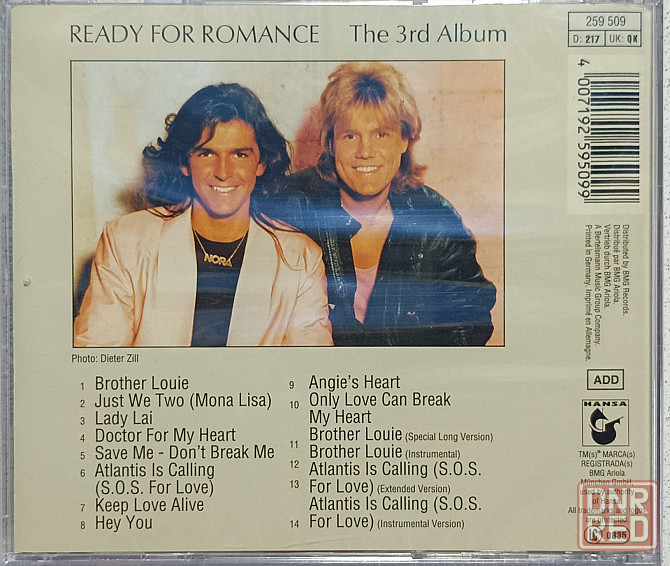 CD диск Modern Talking- Ready For Romance- Донецк - изображение 2