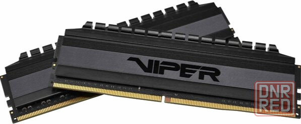 Оперативная память Dimm Ddr4 8gb 3200mhz Patriot Viper 4 Blackout (Pvb48g320c6k) (2x4gb Kit) (арт-96 Макеевка - изображение 2