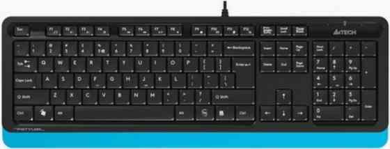 Клавиатура A4tech Fstyler Fk10 Black-Blue Usb черный (арт-8115) Макеевка