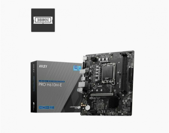 Материнская плата Msi B Pro H610m-E H610 Lga1700 2ddr5, Matx (арт-2968) Макеевка