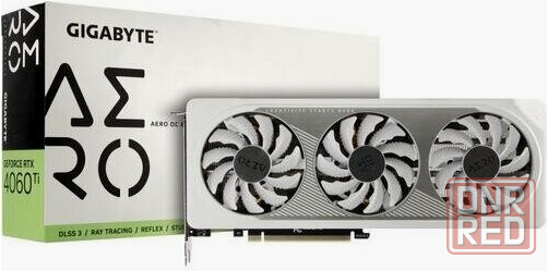Видеокарта Geforce Rtx 4060ti 8gb Gigabyte Gv-N406taero Oc-8gd (арт-3595) Макеевка - изображение 1