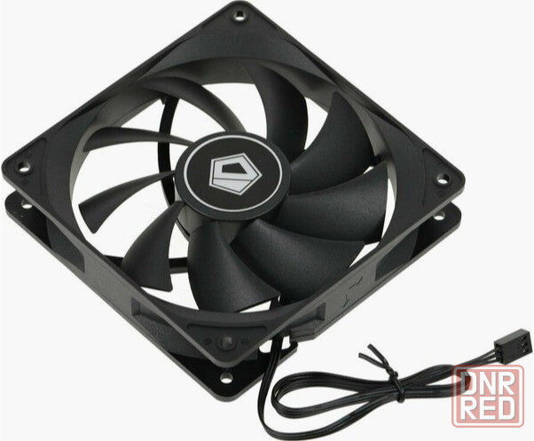 Вентилятор для корпуса Id-Cooling 120x120mm 3pin 1250rpm Black (Fl-12025k) (арт-1788) Макеевка - изображение 2
