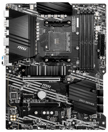 Материнская плата Msi B550-A Pro B550 Socket Am4 4xddr4, 6xsata3, Raid, 2xm.2, 2xpci-E16x, 3xusb3.2, Макеевка