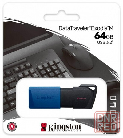 Флеш-диск Kingston Datatraveler Exodia M 64gb (Dtxm/64gb) (арт-3623) Макеевка - изображение 1