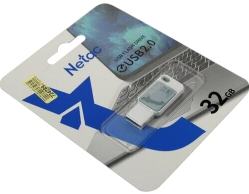 Флешка 32gb Netac Ua31 Blue Usb 2.0 (Nt03ua31n-032g-20bl) (арт-6733) Макеевка