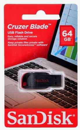 Usb Flash Drive 64gb - Sandisk Cruzer Blade Sdcz50-064g-B35 (арт-3140) Макеевка