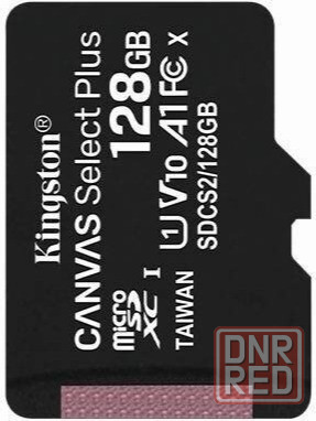 Флеш карта Kingston 128gb Micsdxc Canvas Select Plus 100r A1 C10 Single Pack W/O Adp Ean: 7406172990 Макеевка - изображение 2