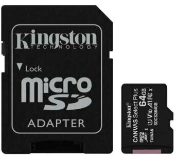 Карта памяти 64gb Kingston Sdcs2/64gb Microsdxc Class 10 Uhs-I, Sd Adapter (арт-1970) Макеевка