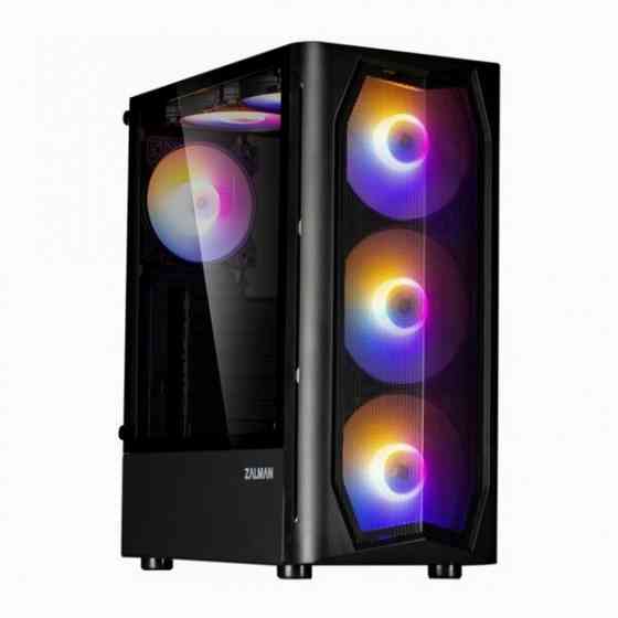 Корпус Miditower Zalman N4 Black (Atx, Window, 6xrgb Fan, Usb2.0 X2, Usb3.0x1, без бп) (арт-8212) Макеевка