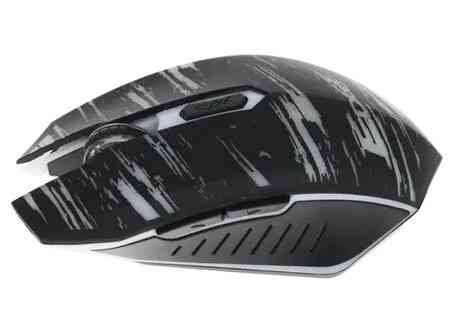 Игровая мышь Qumo Edge M17, беспроводная, аккумуляторная 600 Mah, кабель зарядки, 1000-2400 Dpi, 6 к Макеевка