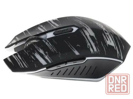 Игровая мышь Qumo Edge M17, беспроводная, аккумуляторная 600 Mah, кабель зарядки, 1000-2400 Dpi, 6 к Макеевка - изображение 2