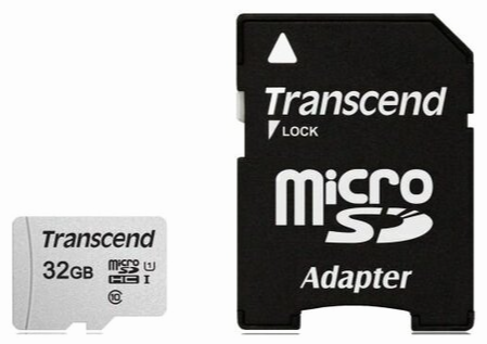 Карта памяти 32gb Transcend Ts32gusd300s-A Microsdhc Class 10 U1 300s + адаптер (арт-7013) Макеевка