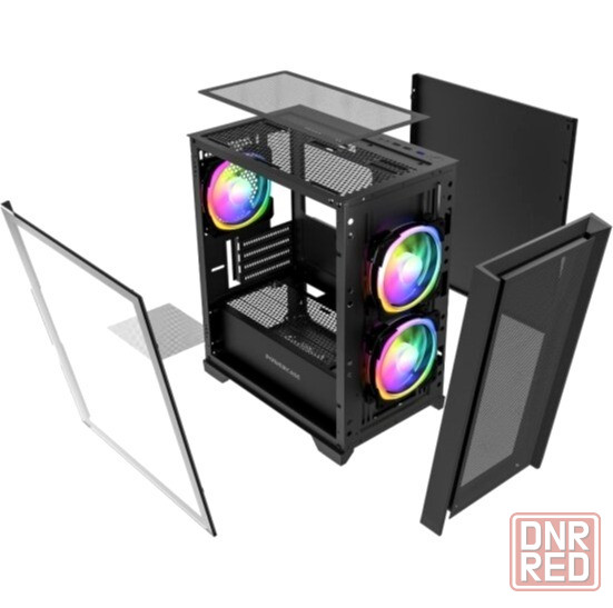 Корпус Powercase Alisio Micro Z3b Argb, черный (Camzb-A3) (арт-6170) Макеевка - изображение 2
