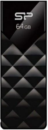 Флеш диск Silicon Power 64 Gb Ultima U03 Sp064gbuf2u03v1k, Usb 2.0, черный (арт-3619) Макеевка