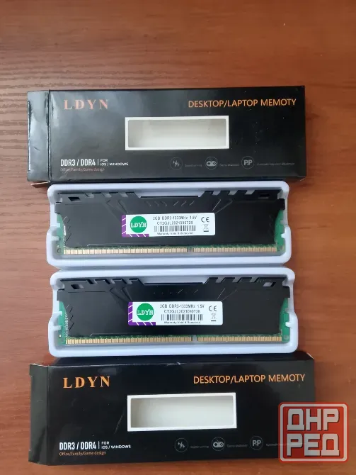 Комплект 4Гб DDR3 2x2Gb 1333MHz в радиаторах Донецк - изображение 4