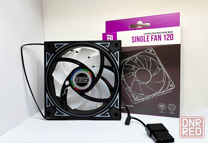 Вентилятор для корпуса Bing Ju Rgb 120мм (разноцветный) (арт-7588) Макеевка - изображение 1