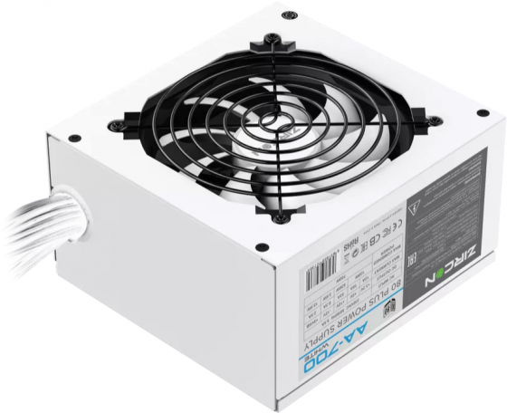 Блок питания 700w Zircon (Aa-700 White) (арт-8603) Макеевка