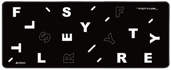 Коврик для мыши A4tech Fstyler Fp75 черный/белый 750x300x2мм (арт-4920) Макеевка