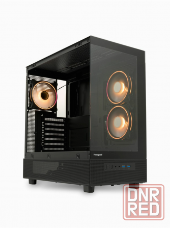 Корпус для пк без бп Hspd F710 Black (F710-Tgbk-Argb) (арт-3092) Макеевка - изображение 2