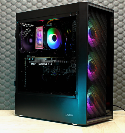 Игровой компьютер Byte-Flarion | Intel Core I3-10100f | 500w | Ssd 480гб | 16гб | Geforce Rtx 3050 | Макеевка